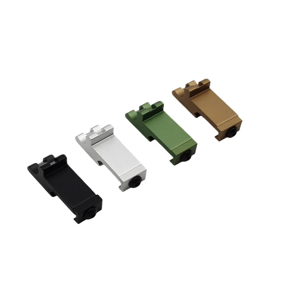 Adaptador lateral compensado de 45 grados: accesorio de montaje en riel Picatinny de 20 mm para linternas