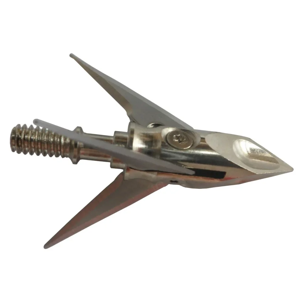 Flecha de cabeza ancha de 3 cuchillas para caza, arco compuesto de 100 granos, accesorios para cabeza de bestia, 3 piezas - imagen 4