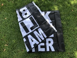 Bandera BLM poliéster para interior y exterior, protesta