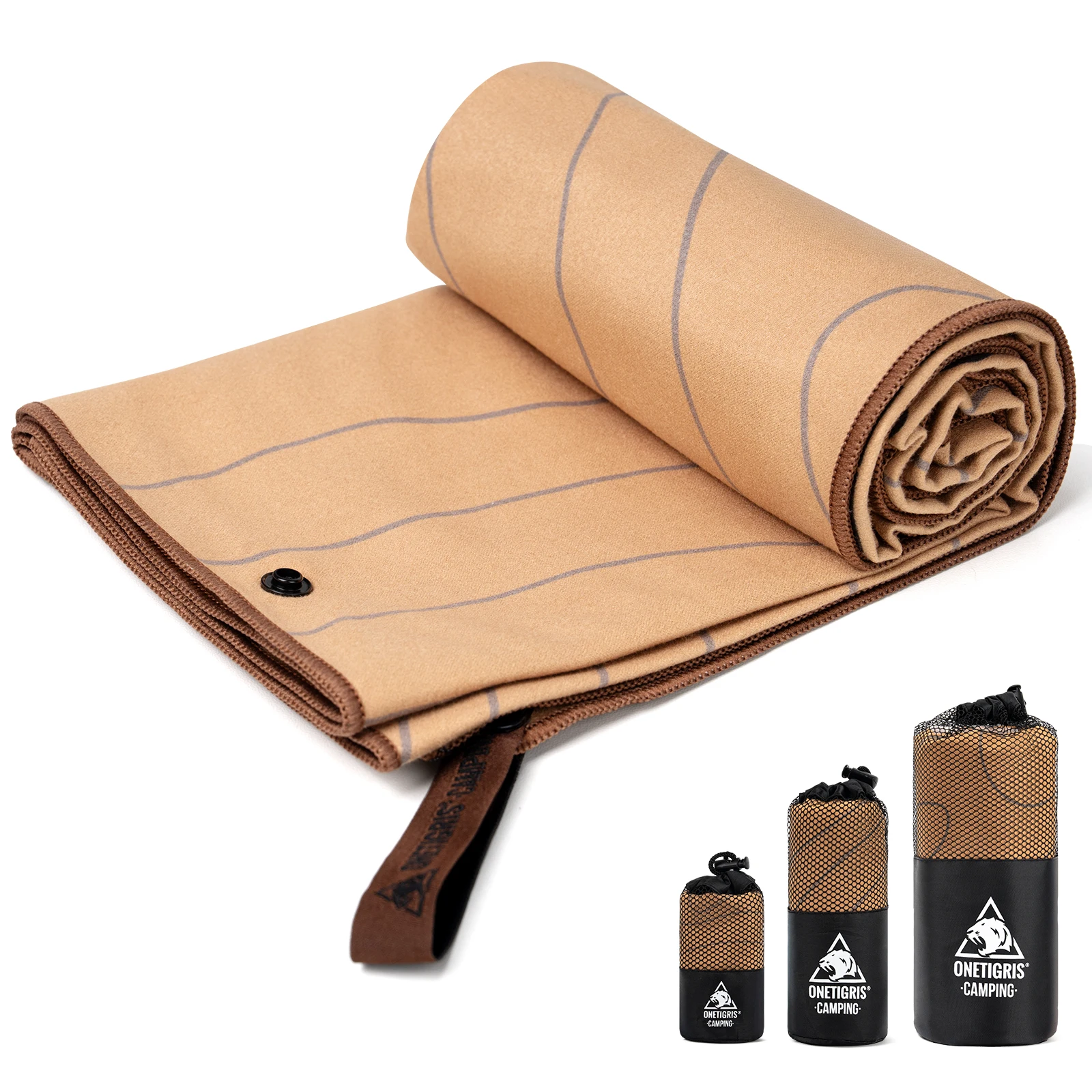 Onetigris toallas de secado rápido súper absorbentes de microfibra para acampar, toalla ultraligera para playa, Camping, Yoga, gimnasio, viajes, deportes, natación - imagen 2