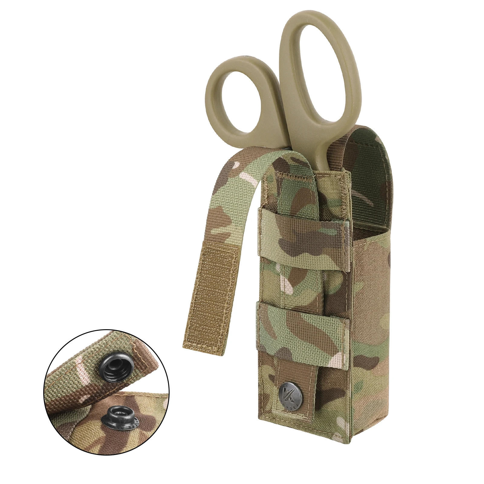 KRYDEX-Kit de primeros auxilios 3 en 1, bolsa de nailon, Kit de tijeras EMT de 7,25 pulgadas, bolsa para tijeras médicas para traumatismos, equipo de caza, accesorios para exteriores - imagen 5