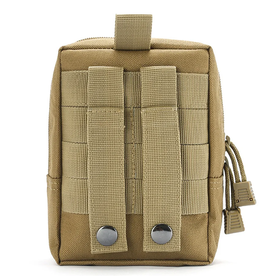 Bolsa de reciclaje de entrenamiento móvil para hombres, accesorios de equipo para fanáticos militares, deportes al aire libre, Molle Wai multifuncional, caqui - imagen 3
