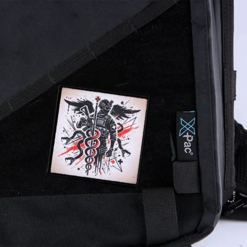 Parche para equipo médico, tácticas militares, insignia de moral, impresión de gancho y bucle, mochila, accesorios de decoración de ropa, pegatinas, brazalete - imagen 5