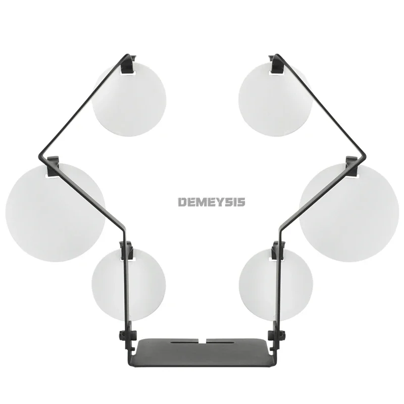 Equipo Airsoft Paintball, 6 placas, objetivos, tiro, juego de caza, objetivo de entrenamiento, accesorio de práctica táctica Bullseye extraíble - imagen 3