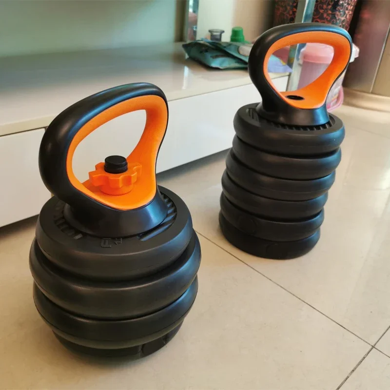 Mango kettlebell ajustable con bloqueo para entrenamiento de fuerza - imagen 4