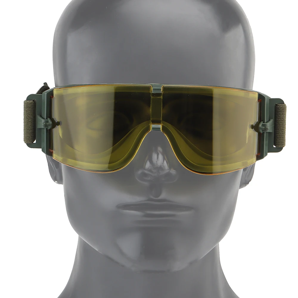 Airsoft-gafas tácticas militares para hombre y mujer, lentes de protección de Paintball para motocicleta, casco táctico - imagen 2