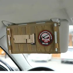 Organizador MOLLE para parasol de coche con bolsillos
