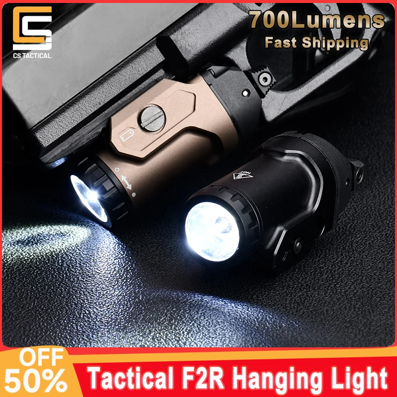 WADSN X300 F2R linterna de pistola Surefir luz Original F 2R 700 lúmenes de alta potencia lámpara de caza colgante SG Airsoft 17 Gloc