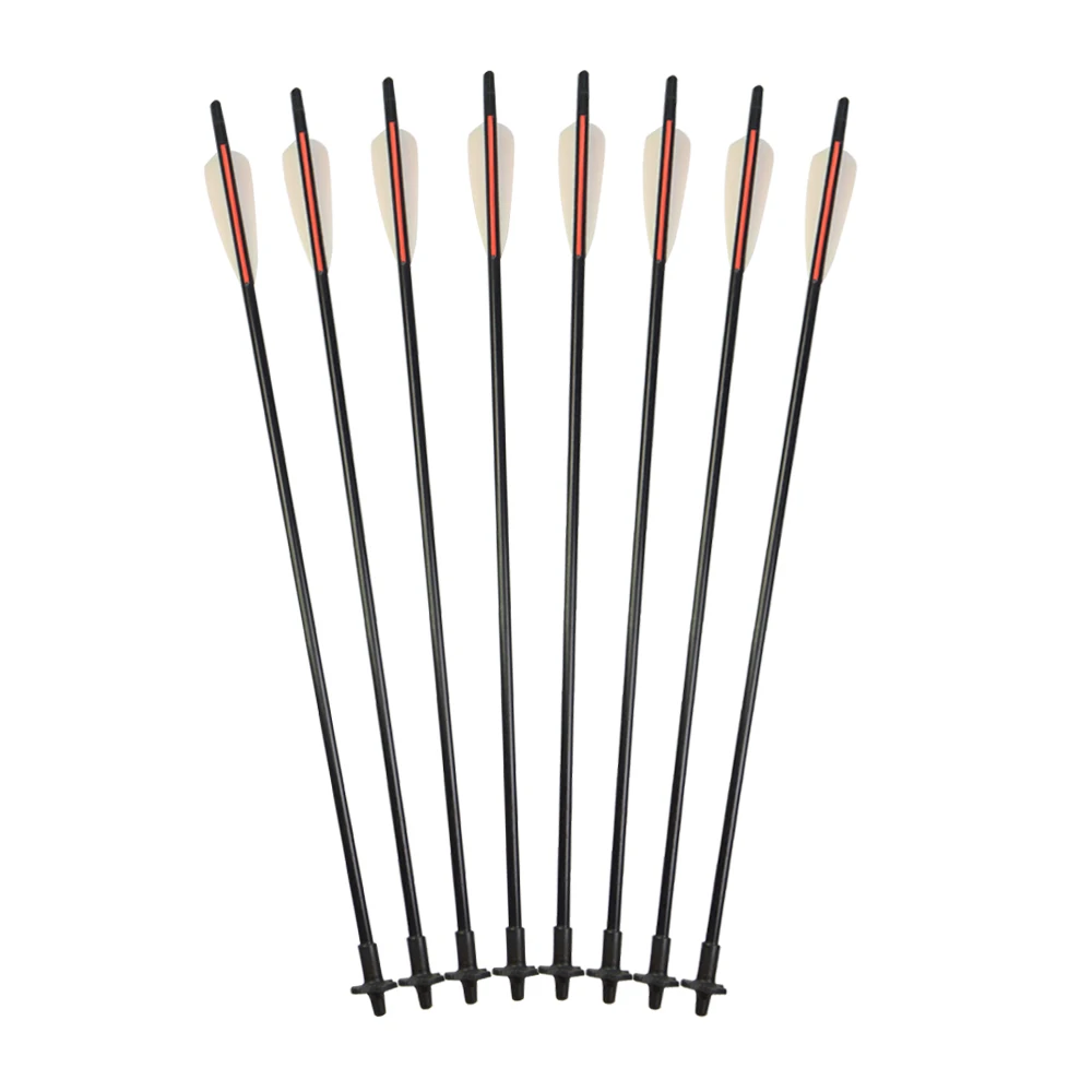 Flechas de caza 3/6 Uds flechas de fibra de vidrio pernos de liberación de 24 pulgadas para arco caza tiro accesorios de pesca - imagen 4