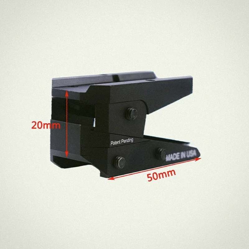 Elevador táctico Holosun T01 T02 – Adaptador ajustable para punto rojo - imagen 5