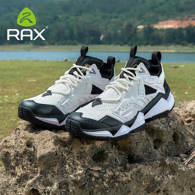 Rax 2023Rax zapatos acuáticos para hombre, zapatos de pesca transpirables para caminar, zapatos para vadear, zapatos de agua antideslizantes, zapatillas deportivas para senderismo aguas arriba - imagen 3