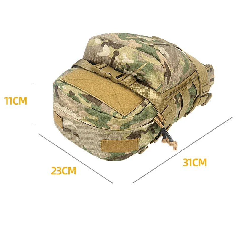 Bolsa hidratación táctica Multicam con depósito MOLLE para outdoor - imagen 5