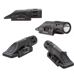 INFORCE WML APL, armas tácticas de nailon Airsoft, pistola de luz estroboscópica LED, luz de explorador compatible con riel de 20mm, linterna de caza Airsoft