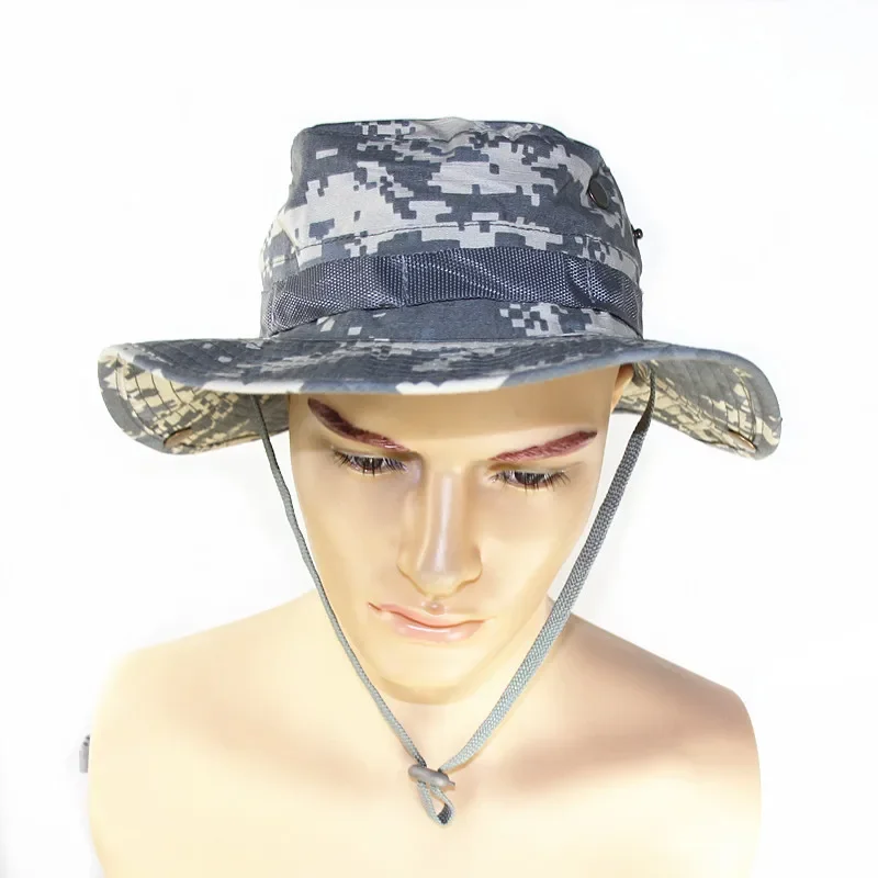 Sombreros de cubo de caza Unisex, sombrero de camuflaje Bob, sombrero Bonnie, viajes al aire libre, escalada de montaña, senderismo, pesca - imagen 5