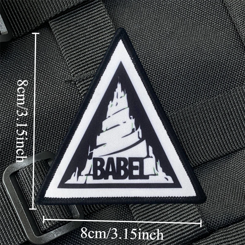 Parche Arknights de Anime, tácticas militares, insignia de moral, estampado de gancho y bucle, mochila, ropa, accesorios decorativos, pegatina, brazalete - imagen 4