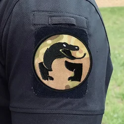 Parche táctico velcro lagarto lengua larga – Insignia moral militar