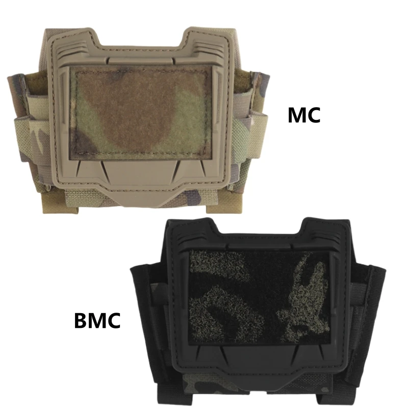 Bolsa de accesorios de contrapeso de almacenamiento de batería para casco de caza serie K, se puede combinar y combinar