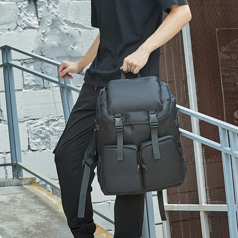 Mochila ligera de escalada para hombre, mochila de viaje para senderismo al aire libre, bolso de hombro para pesca, equipaje universitario grande, mochila escolar de fin de semana - imagen 4