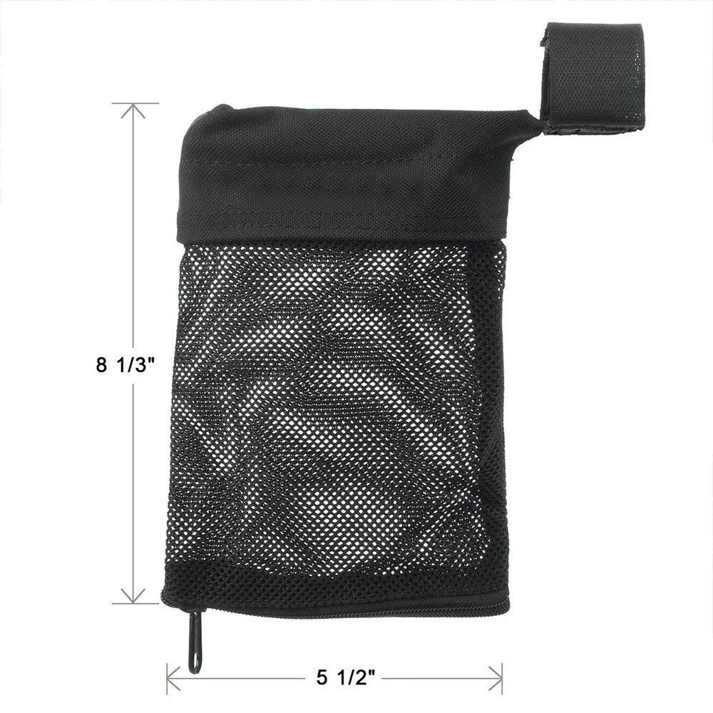 Receptor de latón para Rifle táctico, soporte magnético de recuperación, malla de nailon de descarga rápida, cierre con cremallera, bolsa de carcasa para cartucho, receptor de balas - imagen 4