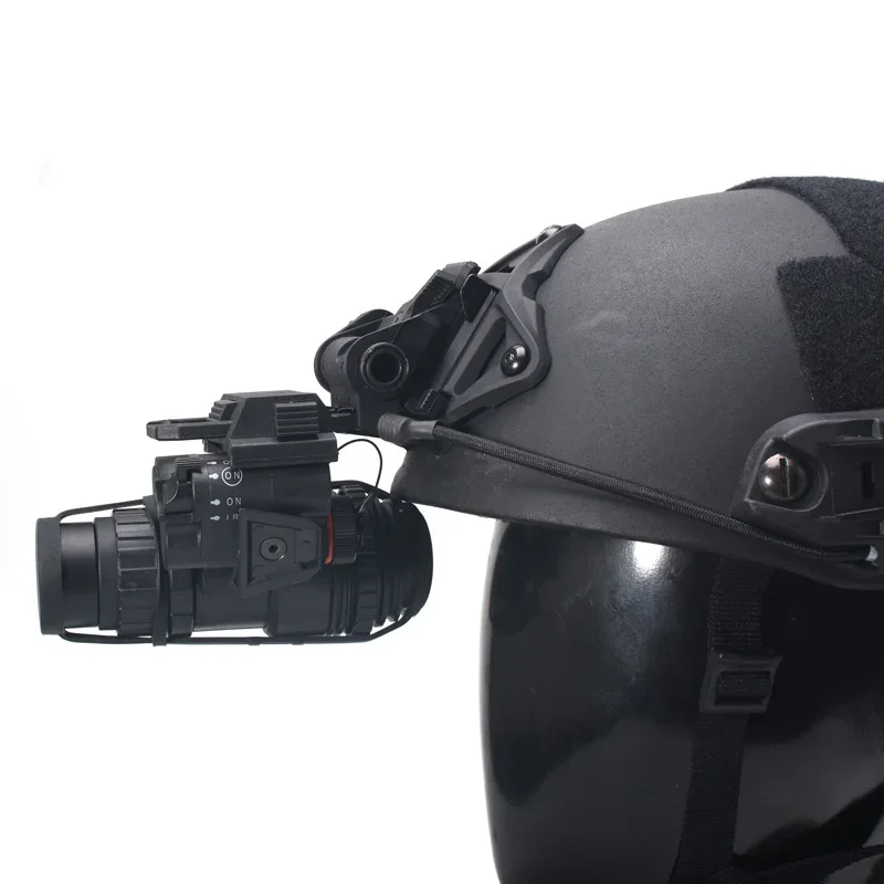 PVS18 1: 1 versión de Metal Real gafas de visión nocturna NVG simuladas modelo BK para caza + soporte NVG de plástico L4G24 - imagen 2