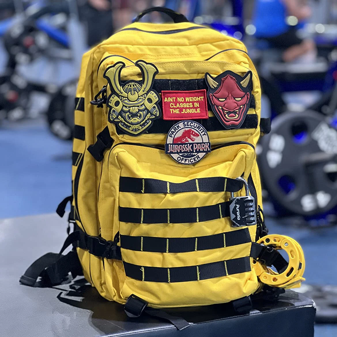 Mochilas de estilo fitness para gimnasio al aire libre 45L hombres/mujeres, bolsa supervivencia Molle entrenamiento táctico, mochila senderismo, escolar - imagen 5