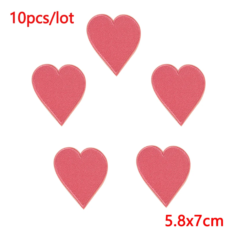 Parches bordados termoadhesivos corazón y diamante para traje póker - imagen 2