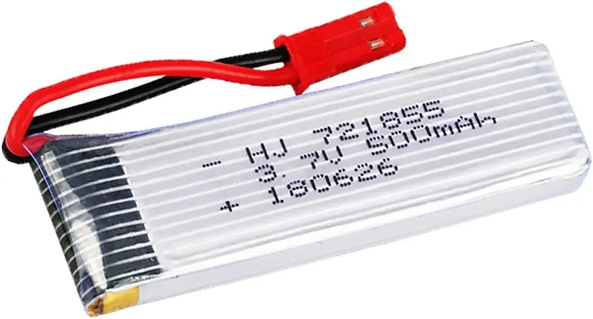 (Enchufe JST)3.7V 500mAh 20C 721855   Batería Lipo recargable con USB para UDI U818A U817A U817 U818A-1 recambio de drones cuadricóptero RC - imagen 3