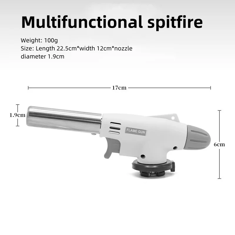 Encendedor de cocina para barbacoa al aire libre, Cassette con soplete de aire, para hornear - imagen 4