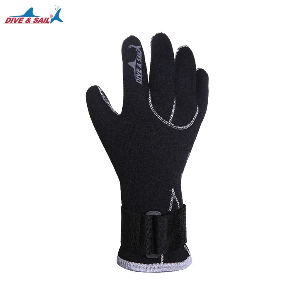Guantes de buceo de neopreno de alta calidad, guantes de 3mm para nadar, mantener el calor, equipo de buceo, marca, vela de buceo azul - imagen 4