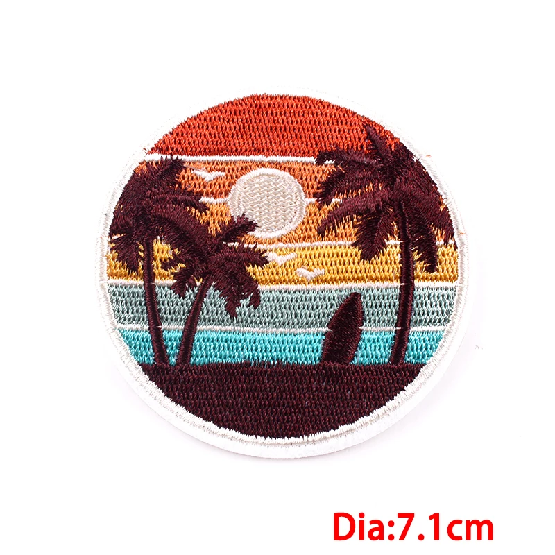 Parche bordado para Camping de montaña, Parche de aventura natural, parches termoadhesivos para ropa - imagen 4