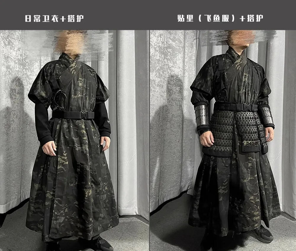 BACRAFT TRN Falda blindada táctica abrigo largo clásico para hombres y mujeres caza al aire libre pistola de aire tiro CS juego de guerra rompevientos - imagen 5