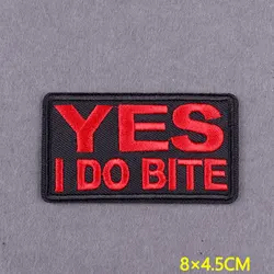 Parches bordados humor negro para ropa y mochilas – Planchar DIY