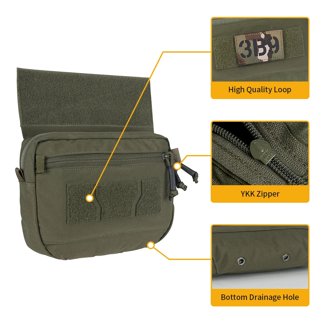 IDOGEAR Bolsa colgante táctica DOPE riñonera abdominal D3 JPC FCPC 3587 - imagen 4