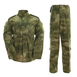 Caza FG Camisa táctica camuflaje Woodland Digital hombre