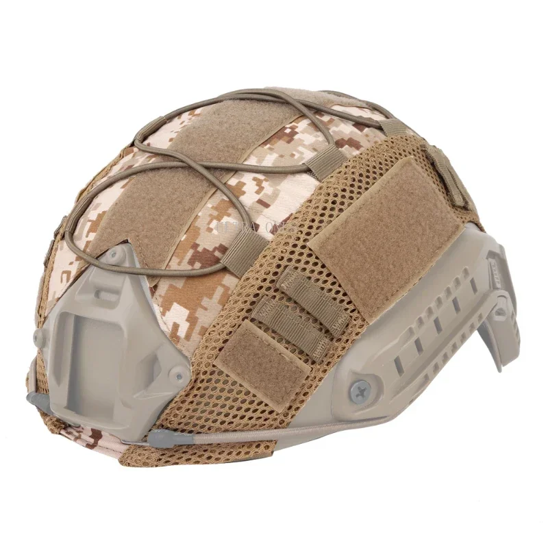 Cubierta táctica para casco, cubiertas para casco de camuflaje de combate, accesorios para cascos de juego de guerra de caza para cascos FAST PJ / MH - imagen 4