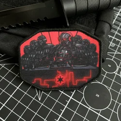 Dark Warrior War Troopa – Parche táctico velcro para uniforme militar