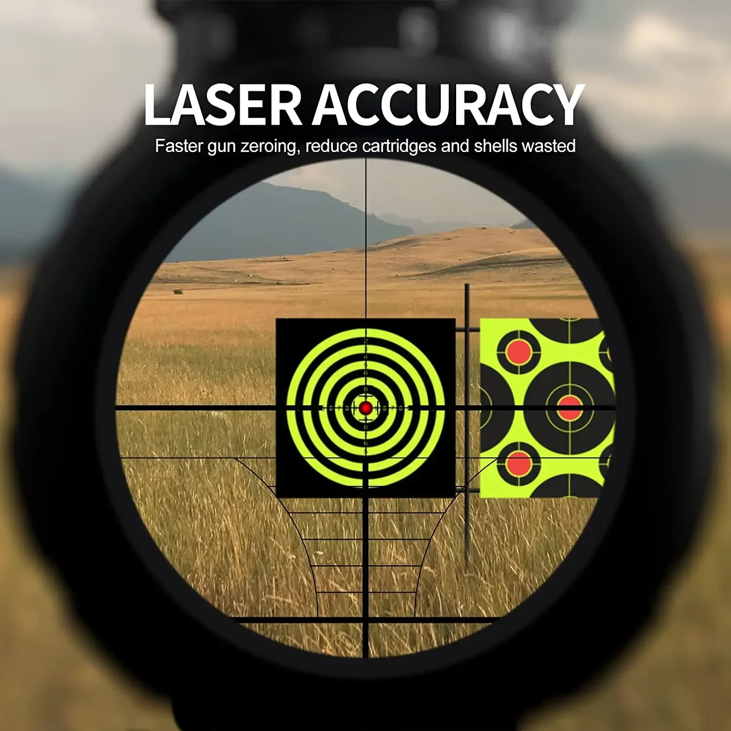 Mira láser roja táctica para entrenamiento, calibre de bala. 223/9mm/12GA/20GA/7,62/.45/.22LR, cartucho de latón para caza - imagen 4