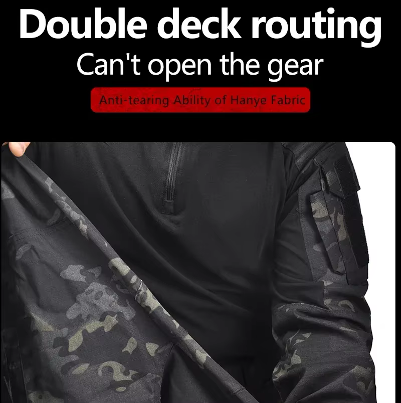 Pantalones tácticos camuflaje hombre – Combate airsoft y senderismo - imagen 5