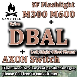DBAL A2 Surefir UHP M300A M600C linterna AXON función de Control Dual interruptor de montaje Offset izquierda/derecha con caja de almacenamiento