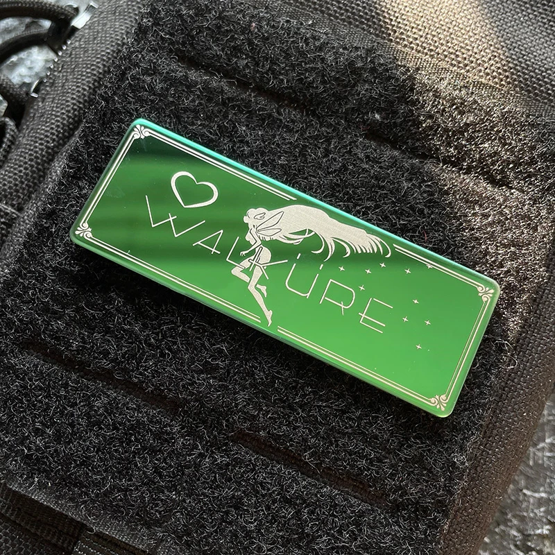 Parches de Metal que nunca se detienen para mochila, pegatina decorativa para mochila con gancho para niña, Macross, WALKURE, Valkyrie - imagen 3