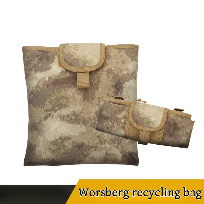 Bolsa de vertido de revistas plegable Molle, bolsa EDC, reciclaje práctico plegable - imagen 3