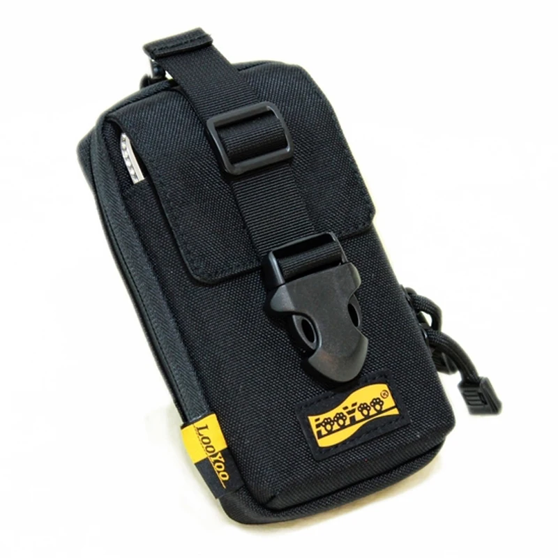 A148 pantalla grande teléfono móvil multifuncional al aire libre Edc doble dos capas riñonera para hombres correa deportiva brazo bolsa de nailon - imagen 2