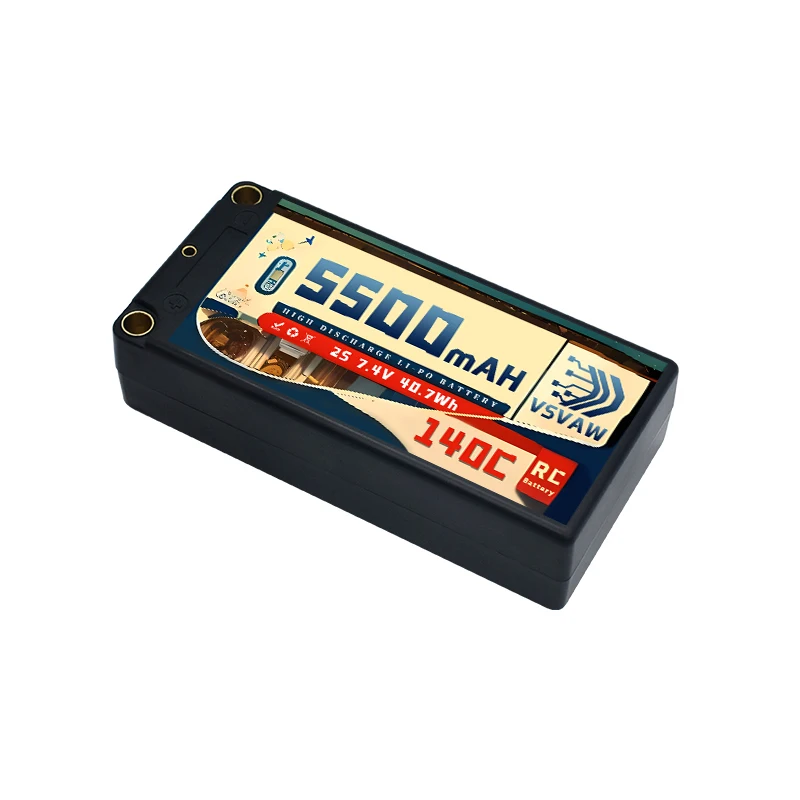 TERANTY 2S 7,4 V 5500mAh batería Lipo 140C con enchufe T/XT60/XT90/EC3 batería RC para coches RC camión Truggy Buggy piezas de pasatiempo de carreras - imagen 5