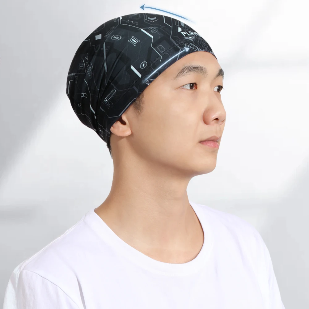 Casco de Ciclismo de secado rápido para hombre, gorros interiores para bicicleta de montaña, carreras y pesca, gorro transpirable con Calavera, sombreros de verano - imagen 4