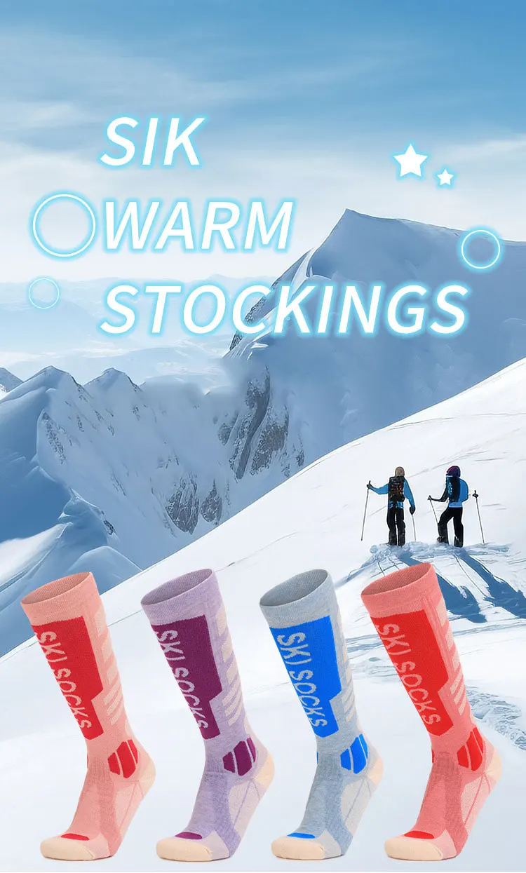 Nuevos calcetines de esquí cálidos de algodón y lana Merino para hombre y mujer, calcetines deportivos más gruesos para Snowboard y fútbol, calcetines térmicos de alta elasticidad para invierno, regalos