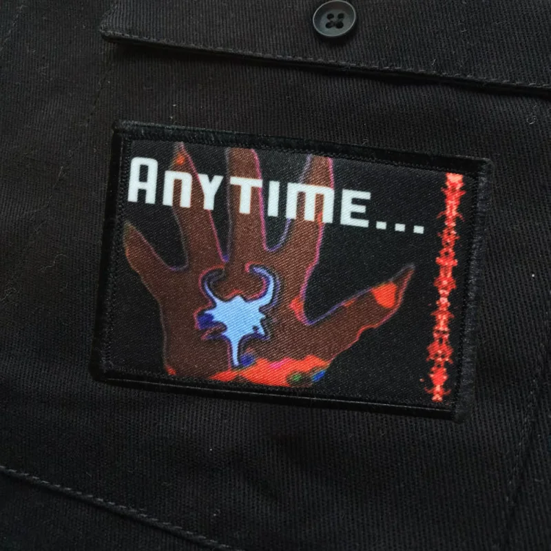 PREDATOR Anytime-pegatina de moral táctica, insignia de palma personalizada, parche para brazalete, gancho militar y bucle, pegatinas para sombrero y mochila - imagen 2