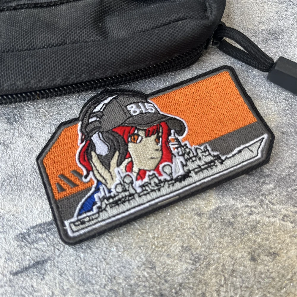 Bucle de gancho bordado para barco de reconocimiento electrónico, parches de insignia de moral táctica para ropa, pegatina para mochila del ejército militar - imagen 3