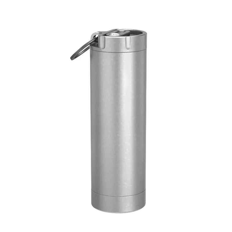 Soporte dentado de aleación de titanio, contenedor portátil con contenedor sellado, caja de medicina, resistente al agua, resistente a la corrosión de alta gama - imagen 5