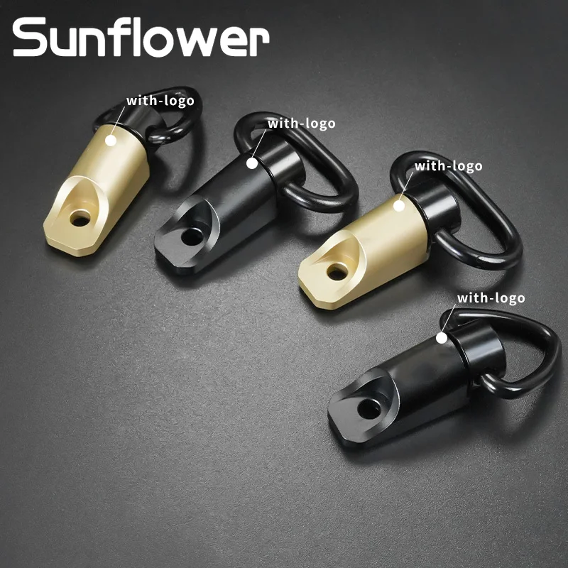 Adaptadores de montaje giratorio QD de liberación rápida de M-LOK para correas de un solo doble punto, Base de botón compatible con sistema MLOK, montaje QD - imagen 3