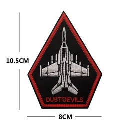 Parche bordado insignia militar – Escudón Aces negros EE.UU. para chaqueta